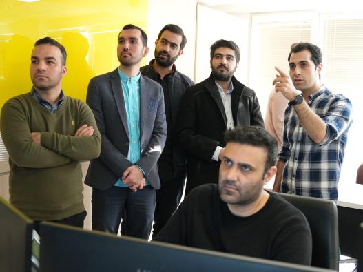بازدید دانشجویان رشته تجارت الکترونیک از شرکت داده پردازی فن آوا
