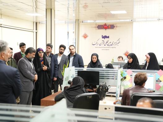 بازدید دانشجویان رشته مدیریت رسانه از خبرگزاری قرآنی ایران (ایکنا)