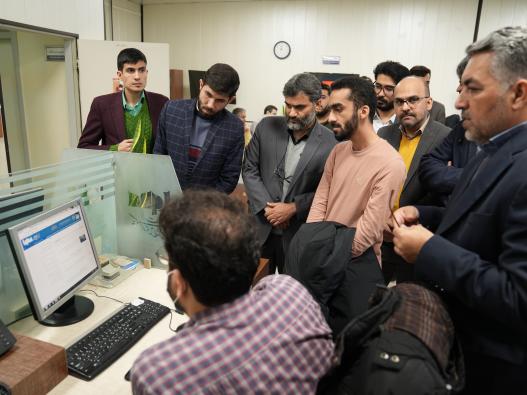 بازدید دانشجویان رشته مدیریت رسانه از خبرگزاری قرآنی ایران (ایکنا)