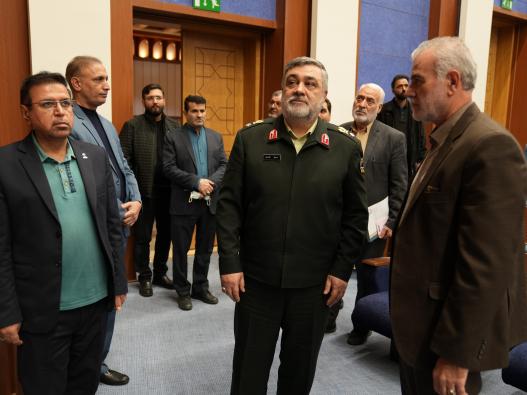 بازدید سردار اشتری مشاور عالی رییس ستاد کل نیروهای مسلح از دانشگاه جامع انقلاب اسلامی