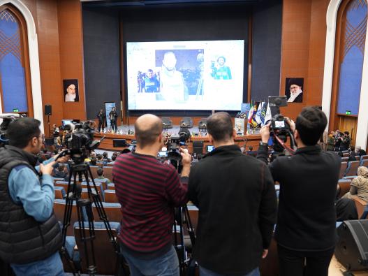 نشست رسانه ای تهران در مرکز همایش های بین المللی دانشگاه جامع انقلاب اسلامی
