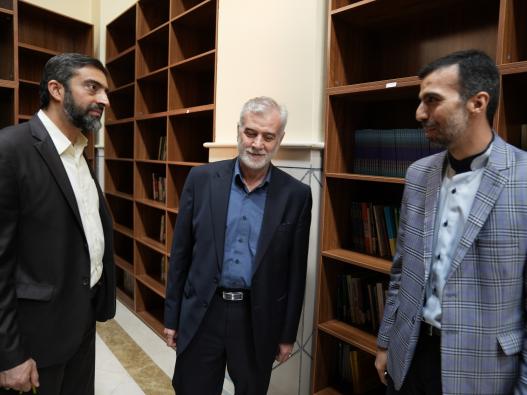 حضور دکتر علی شمسی پور مدیرکل محترم حوزه ریاست و روابط عمومی وزارت علوم، تحقیقات و فناوری در دانشگاه جامع انقلاب اسلامی