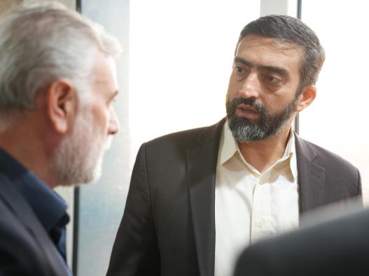 حضور دکتر علی شمسی پور مدیرکل محترم حوزه ریاست و روابط عمومی وزارت علوم، تحقیقات و فناوری در دانشگاه جامع انقلاب اسلامی